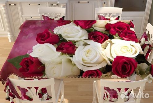 Новые фотоскатерти с ярким 3 D принтом