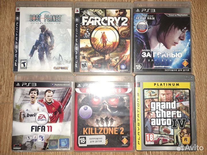 Диски на ps3
