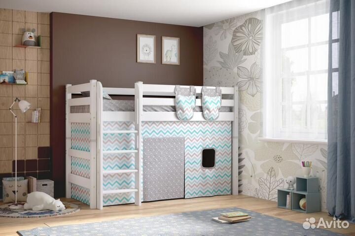 Новая Штора для полувысокой кровати Соня Мебельгра