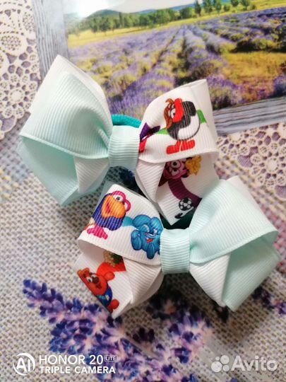 Резиночки для волос ручной работы