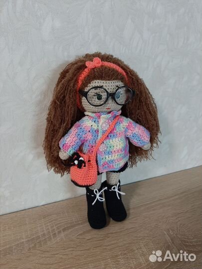 Кукла вязаная крючком ручная работа