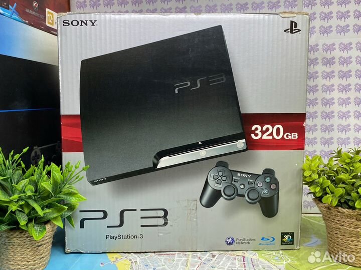 Прошитая Sony PS3 Slim CFW + Много Игр