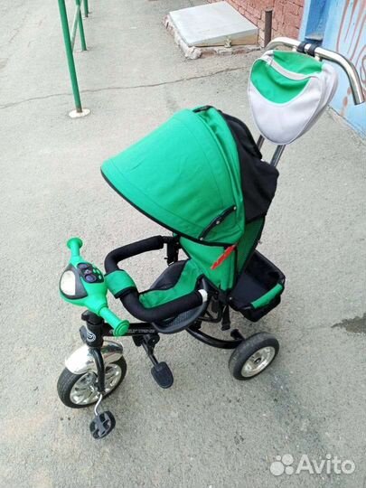 Велосипед коляска с ручкой для родителей