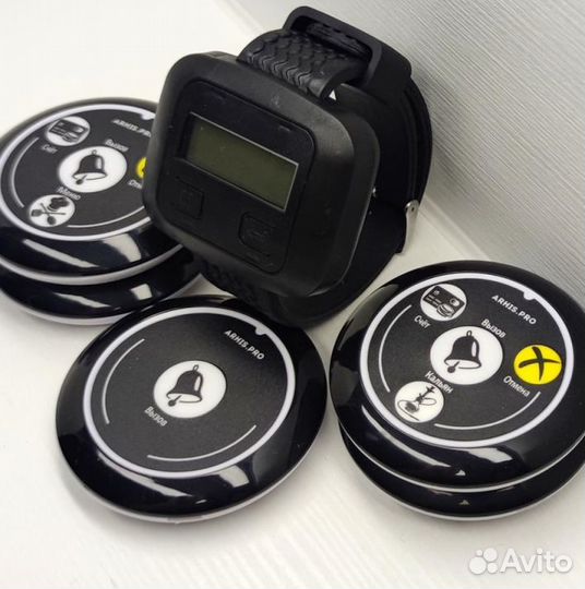 Кнопка вызова мед персонала, врача и часы пейджер