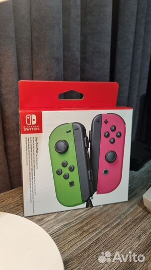 Новые Joy-Con Duo, зеленый/розовый