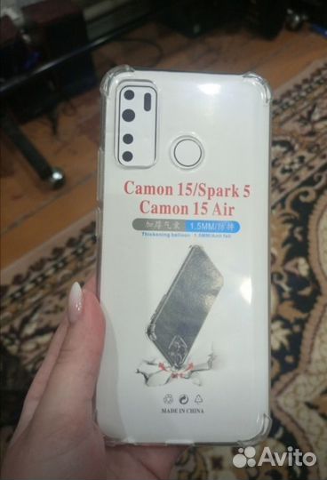 Чехол для tecno camon 15