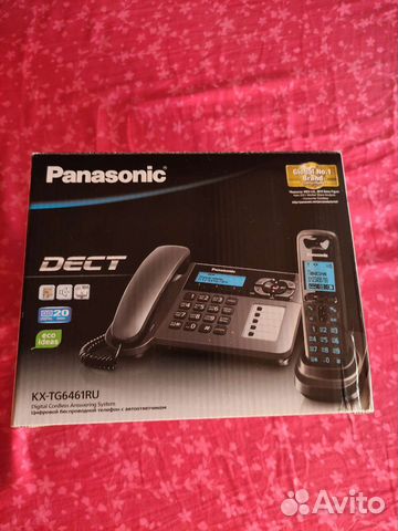 Цифровой телефон Panasonic KX-TG6461RU
