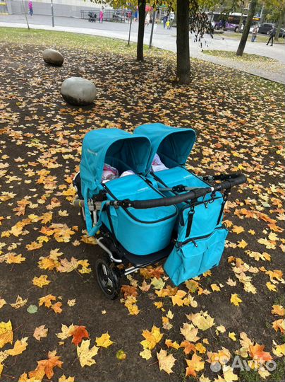 Коляска для двойни, погодок bumbleride indie twin