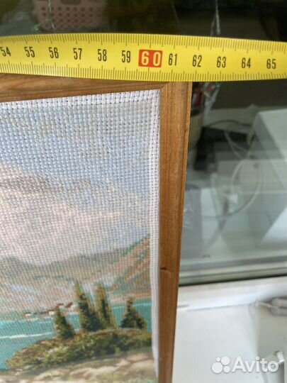 Картина вышитая