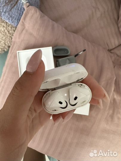 Беспроводные наушники apple airpods 2