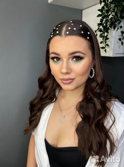 Макияж и прическа полный образ