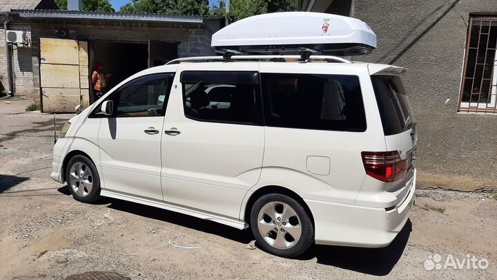 Автобокс для Toyota Alphard, 530 литров, белый