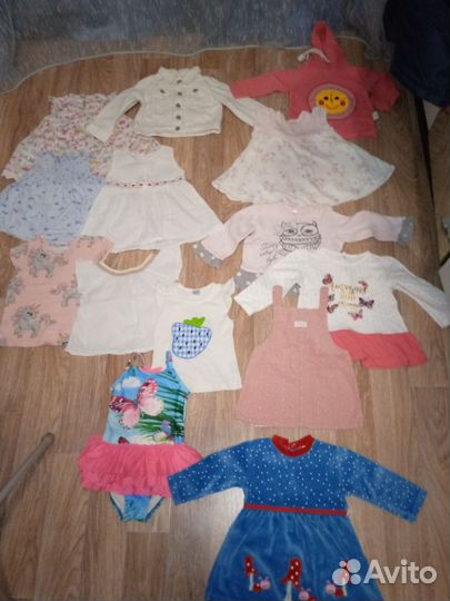 Пакет вещей на девочку 80