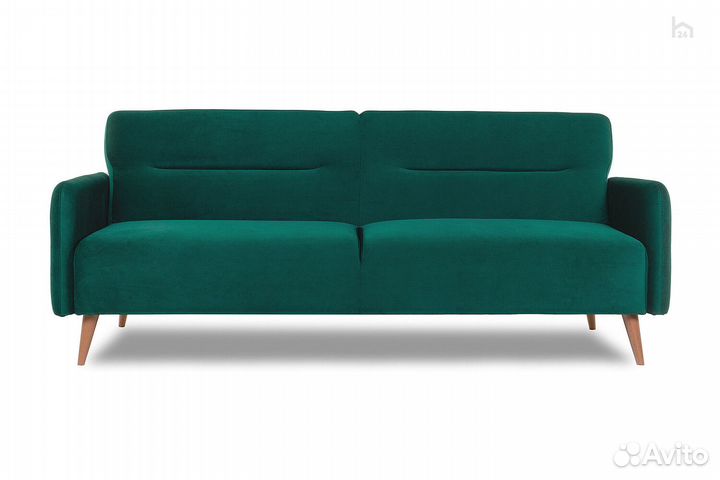 Прямой диван-кровать трехместный с подушкамии Hygg