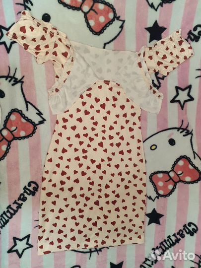 Платье в сердечко