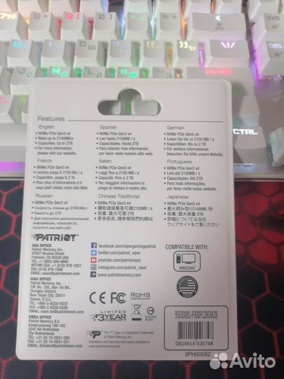 Ssd m2 Patriot P300