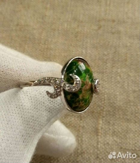 Гарнитуры варисцит, змеевик, серебро