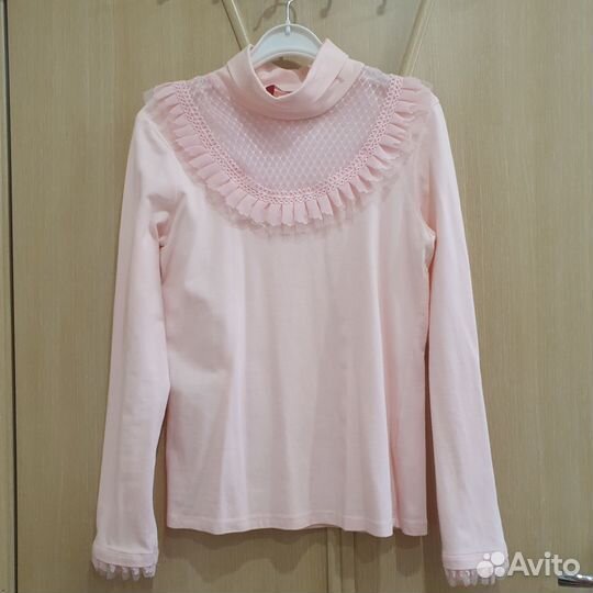 Блузка водолазка на девочку
