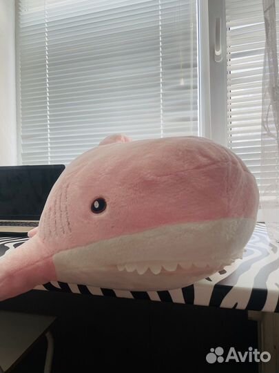 Мягкая игрушка акула 100 см