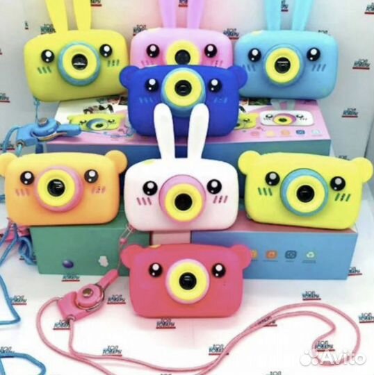 Оптом Детский фотоаппарат с ушками Zoo Kids Camera