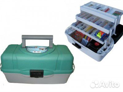 Ящик рыбака трехполочный Helios