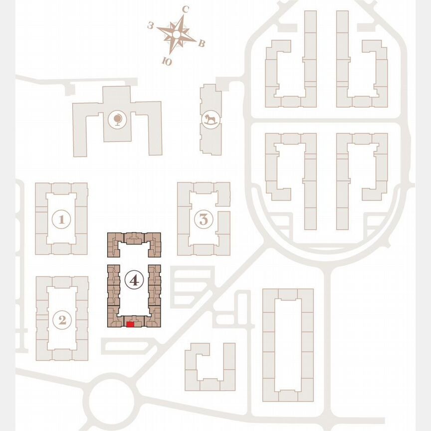 2-к. квартира, 57,5 м², 2/4 эт.