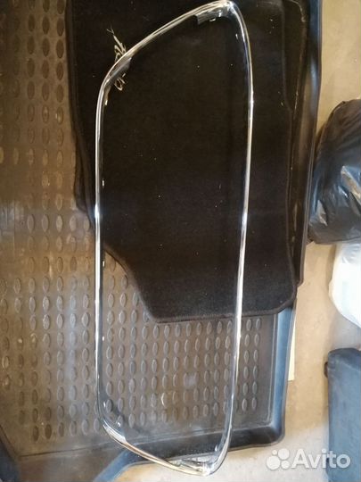 Хром окантовка решетки радиатора форд фиеста мк6