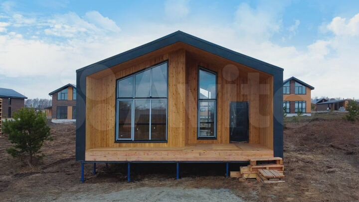 Коттедж 130 м² на участке 9 сот.