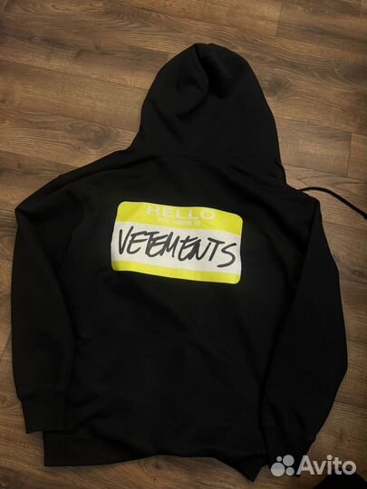 Vetements толстовка