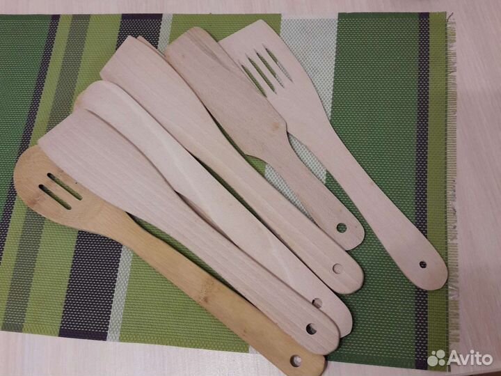 Скалка деревянная. Доска.Лопатки новые
