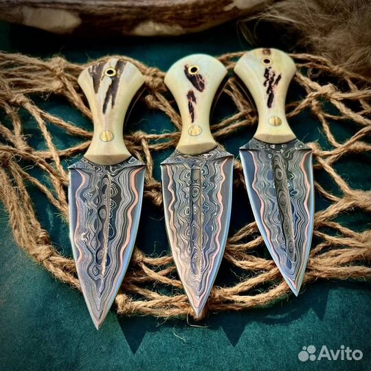 Шейный авторский нож 