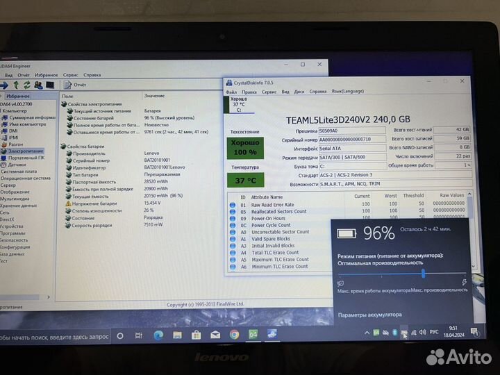 Lenovo G50-45 4ядра/8Gb/SSD240/Nvidia820M