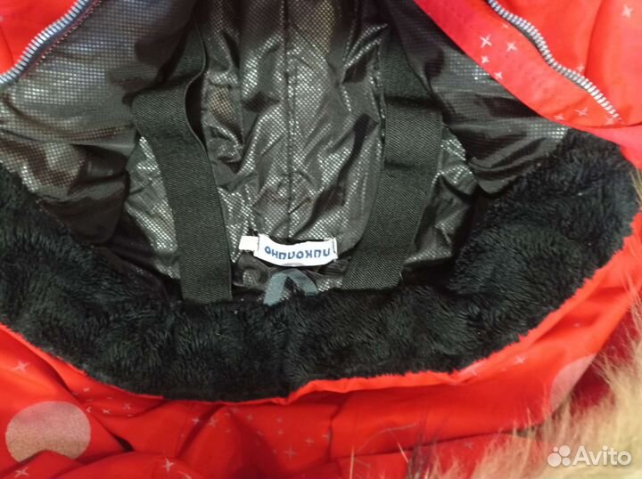 Зимний комбинезон для девочки 128