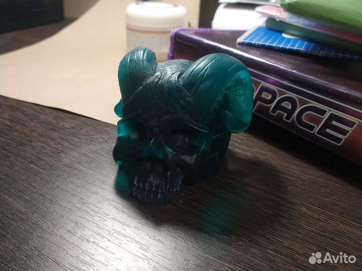 Демонический мыльный череп