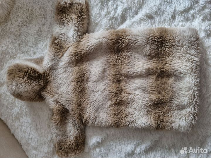 Меховой конверт в коляску