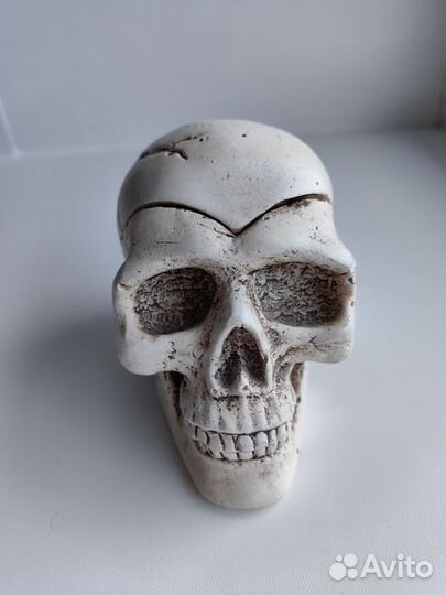 Череп пепельница шкатулка
