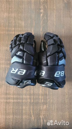 Перчатки краги хоккейные bauer 11