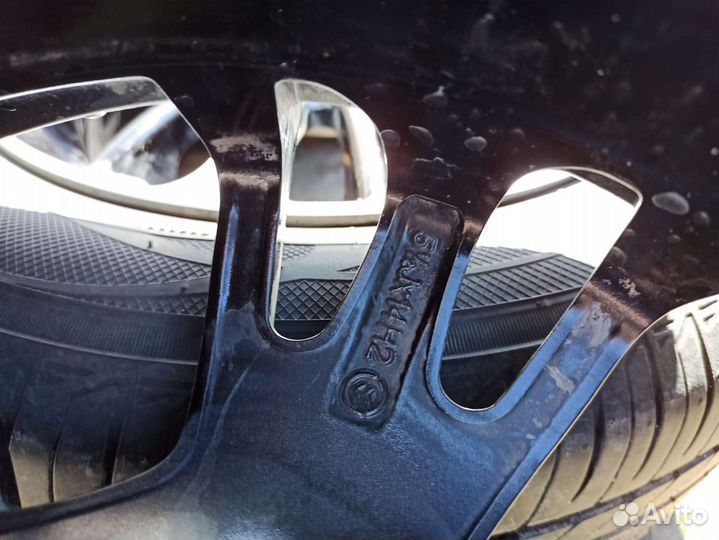 Колеса r 14 летние 175 65 литьё на hyundai getz