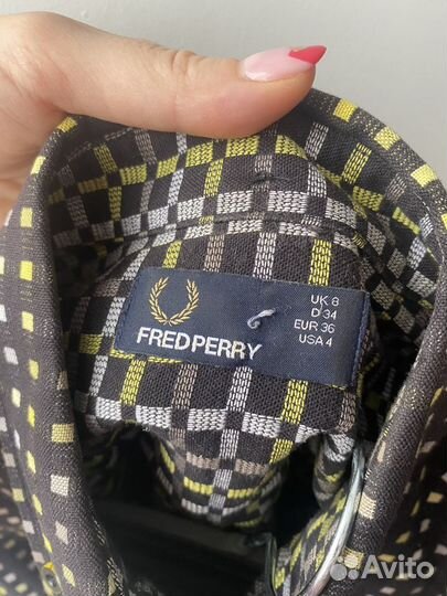 Рубашка Fred Perry оригинал размер S