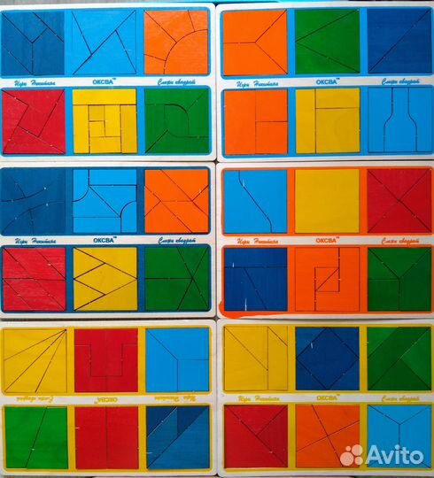 Пазлы деревянные 