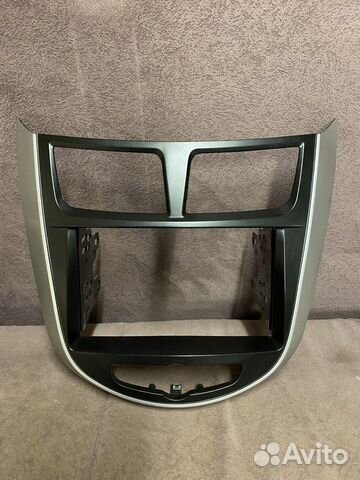 Рамка для 2 din магнитолы hyundai solaris