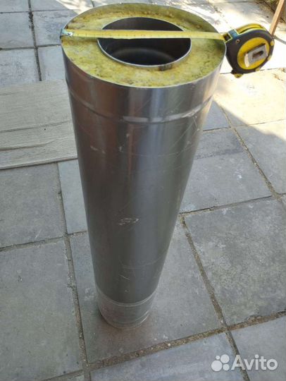 Труба дымохода сэндвич D 115-200. Нержавейка