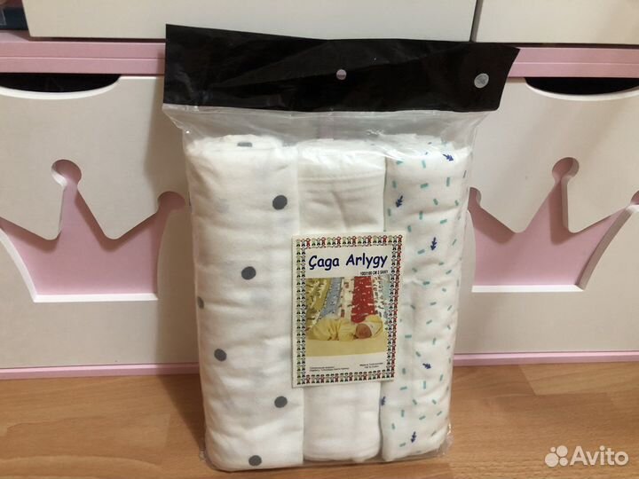 Пелёнки 100*100см. Хлопок Туркменистан