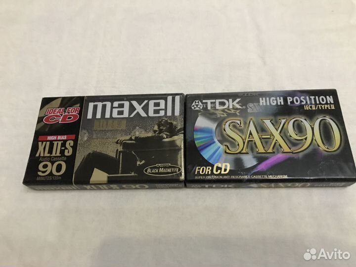 Аудиокассеты новые maxell и другие