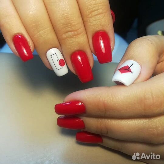 Маникюр,укрепление ногтей,покрытие гель лаком