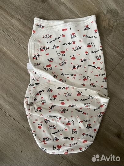 Пеленальный конверт на липучках