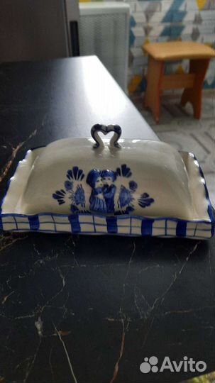 Масленка фарфор