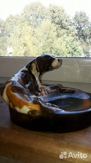 Статуэтка фарфор собака. СССР