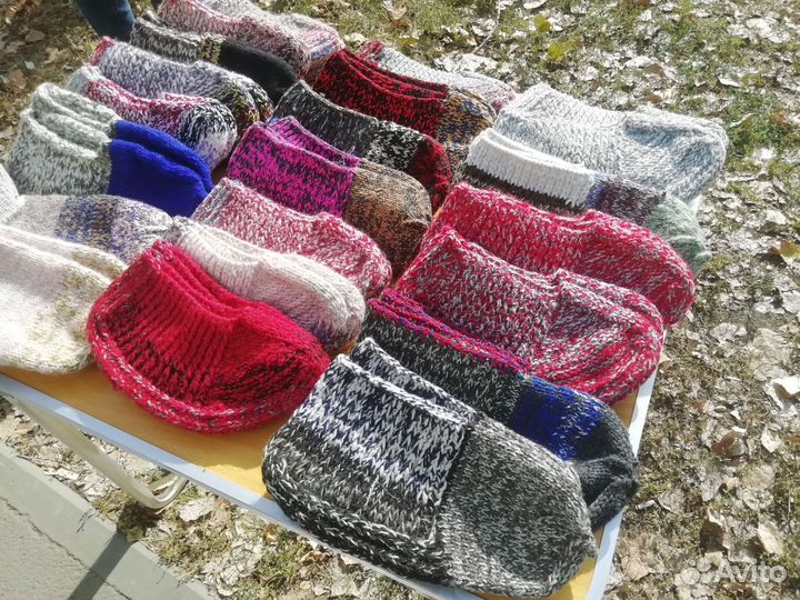 Носки следки вязаные