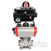 Кран шаровой DN.ru BV3232P(3pc) -FP-W-ISO-H Ду10 Ру63, полнопроходной под приварку, нержавеющая стал